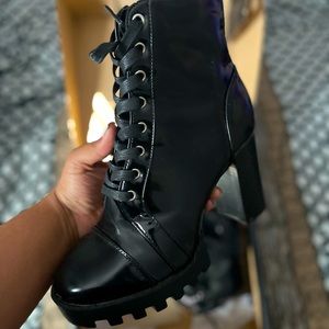 Fashion nova heeled booties